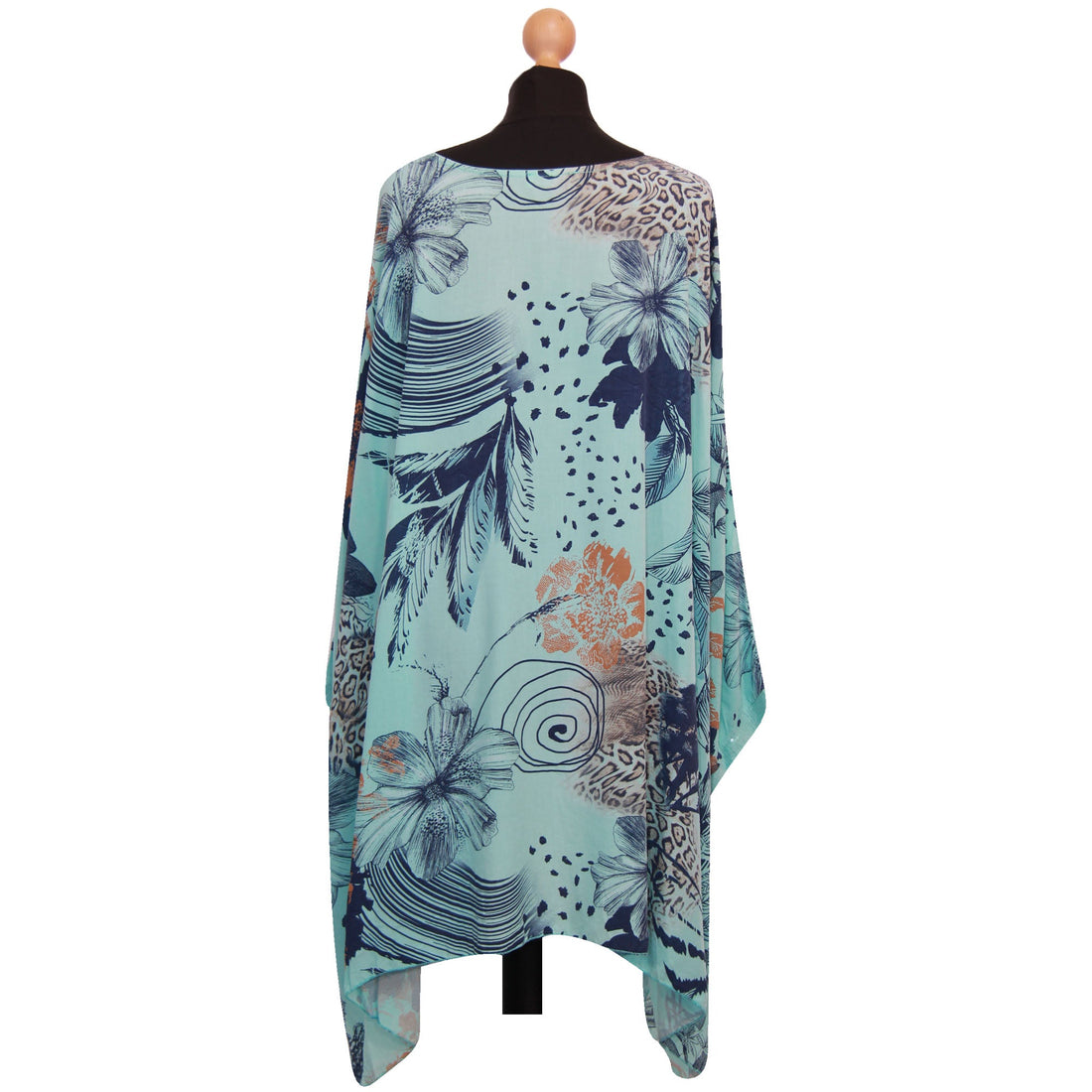 Tent Floral Elegance Plus Size Printed Top