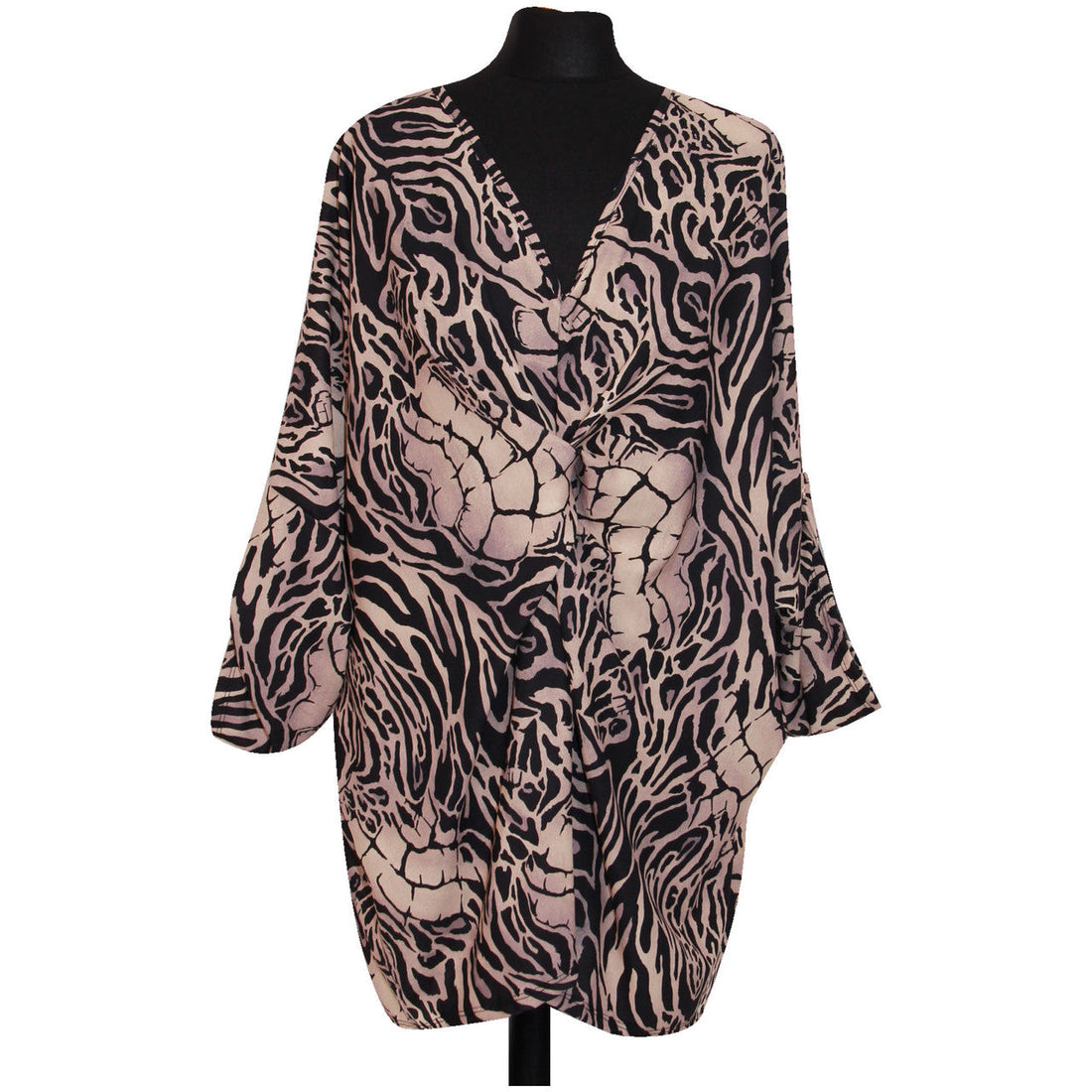 Italian Animal Print Top Plus Size Zebra Giraffe