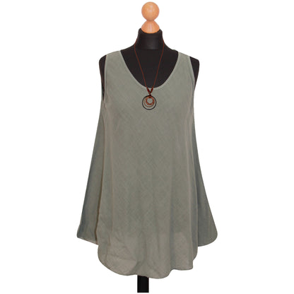 Adorned Elegance: Necklace Accent Vest