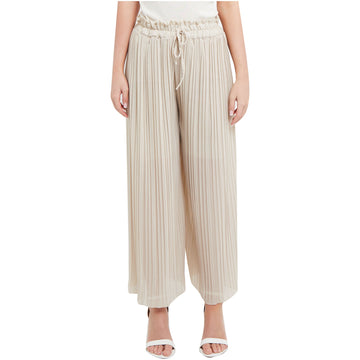 Women Palazzo Ladies Chiffon Wide Leg Trousers Summer Casual pants